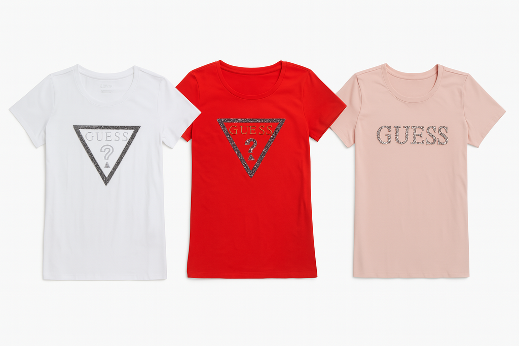  PLAYERAS MARCA GUESS COLOR MULTICOLOR
