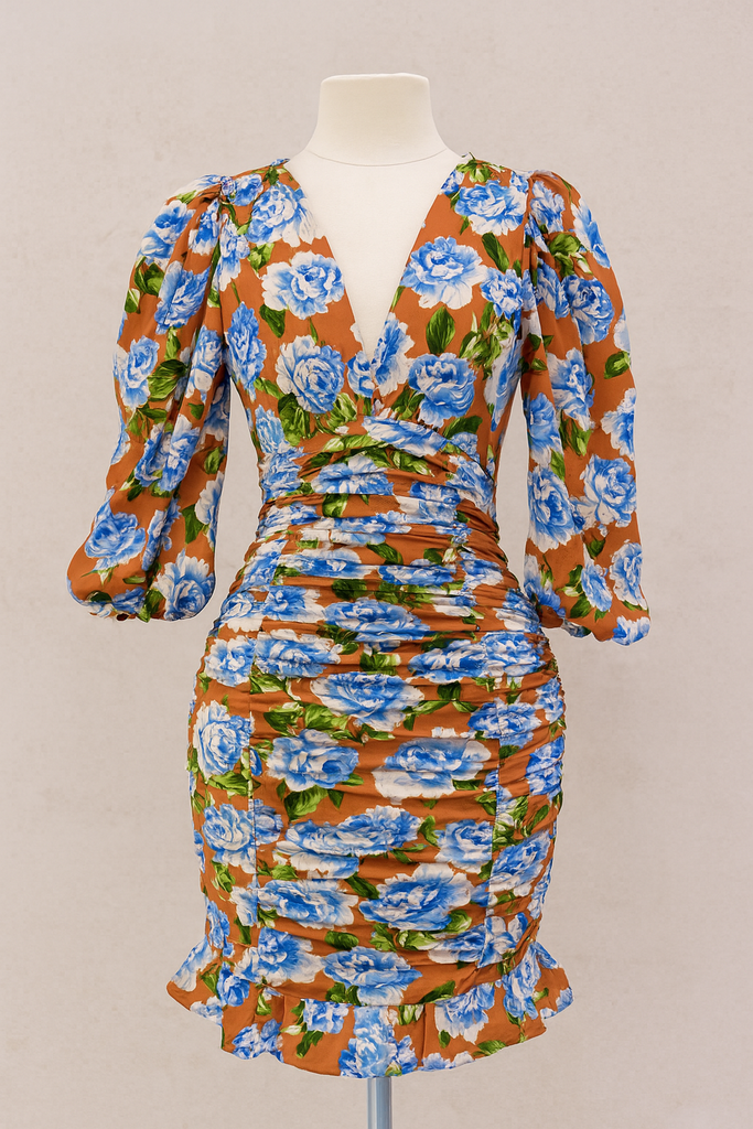 3078OD VESTIDO MARCA MILK HONEY COLOR ZAPOTE