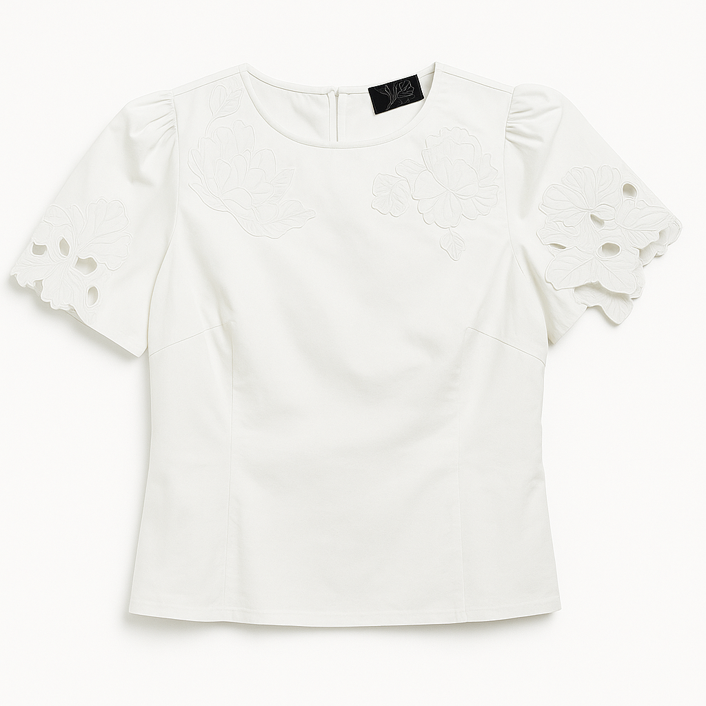 43647TL BLUSA MARCA MILK HONEY COLOR CREMA