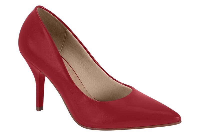 4122.1400 BEIRA RIO ZAPATO ROJO NAPA
