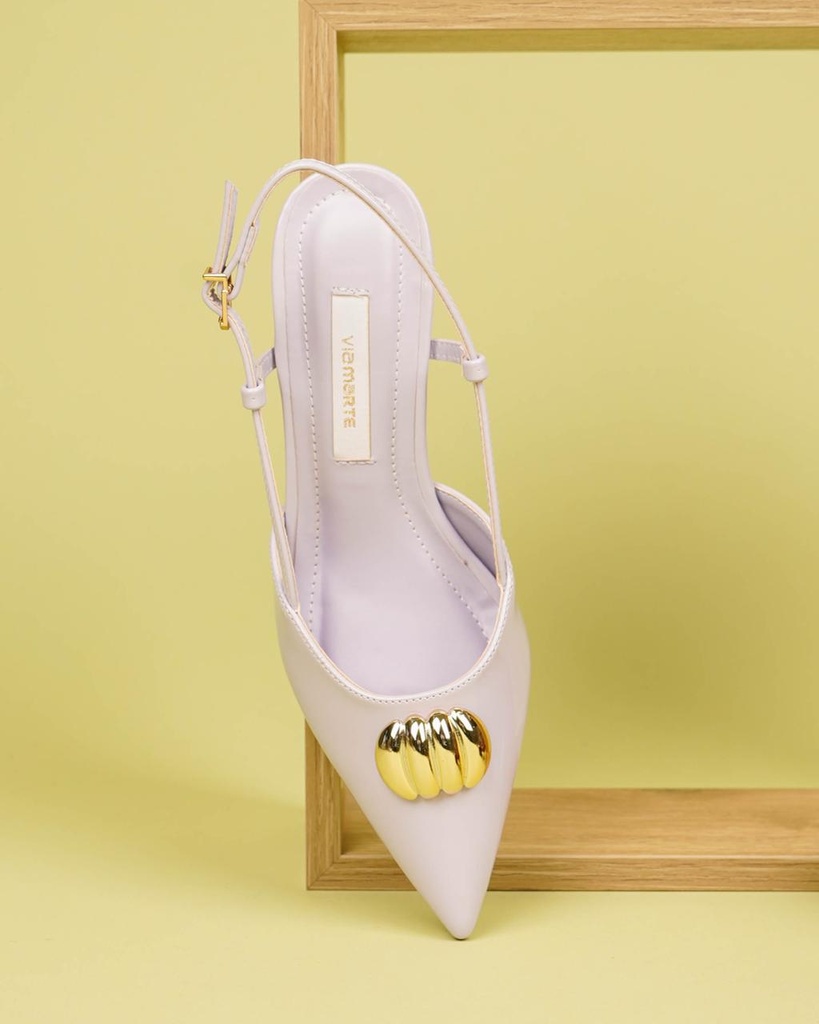 283001 VIAMARTE ZAPATO LILA VERNIZ