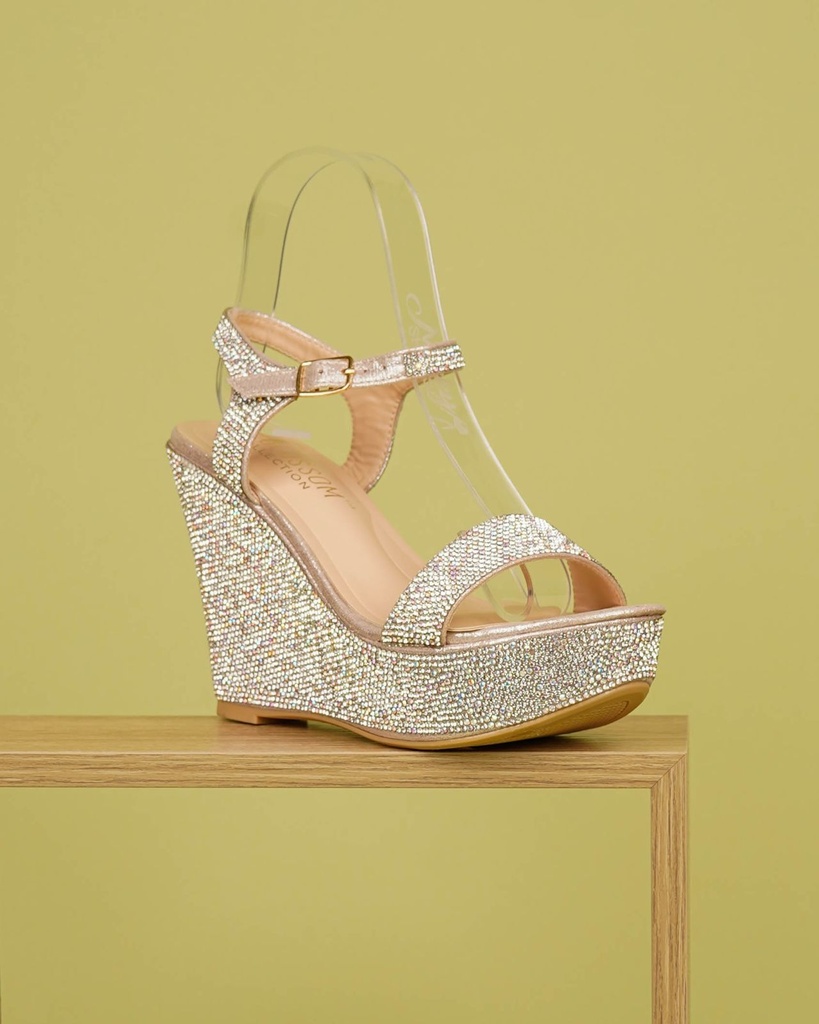 CHRISTY55 BLOSSOM SANDALIA DORADO ESCARCH. 