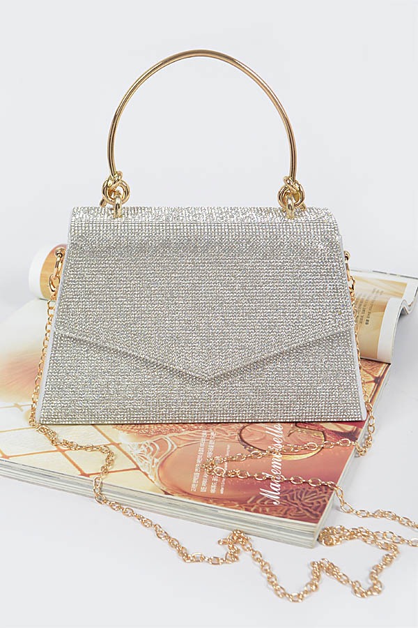 HPC3920SL CARTERA GALA PLATEADO/DORADO