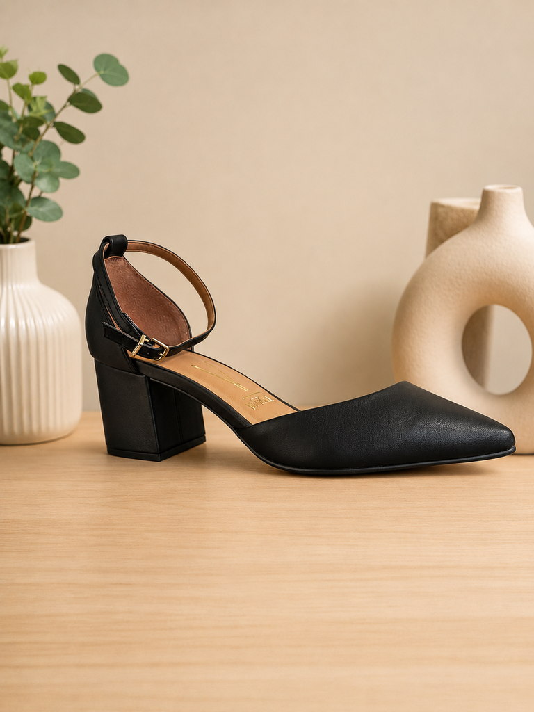 1220.317 VIZZANO ZAPATO TOBILLERO NEGRO PELICA