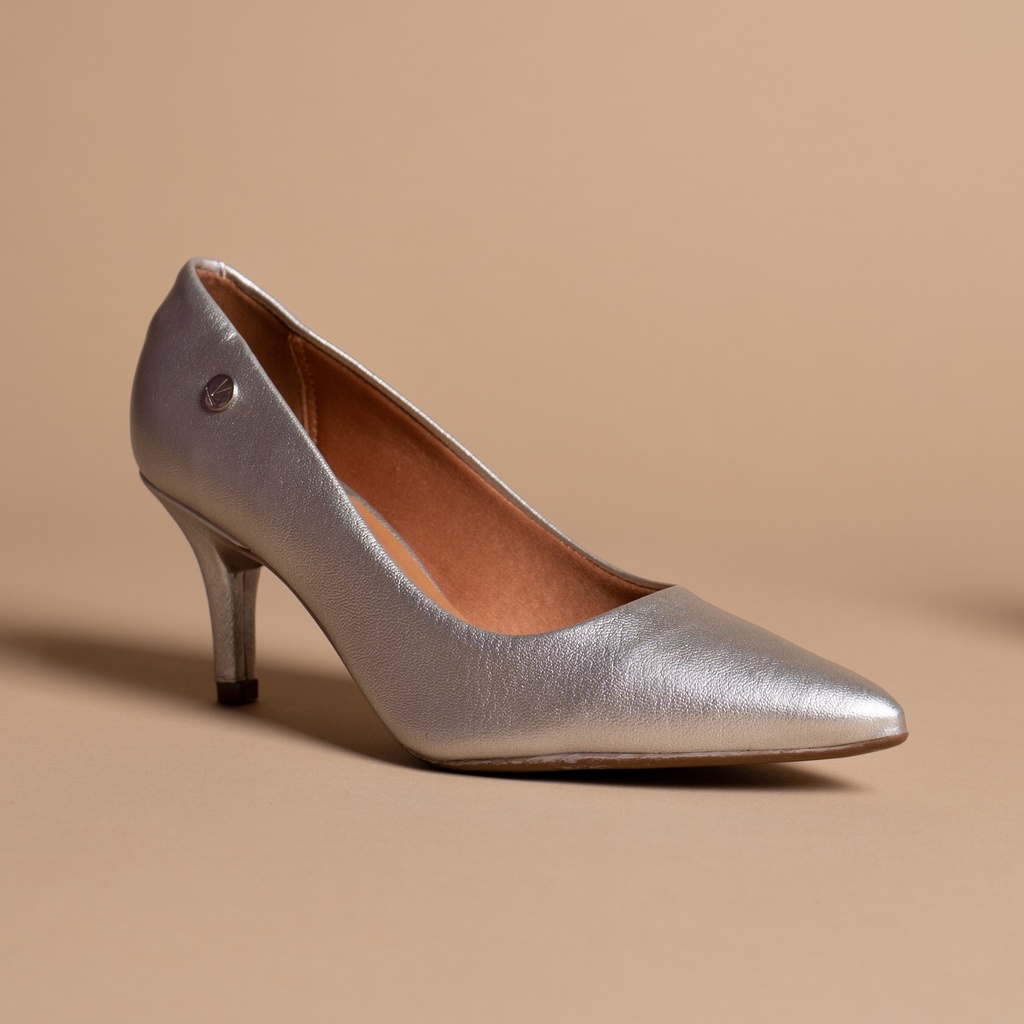 1185.702 VIZZANO ZAPATO PLATA METALIZADO