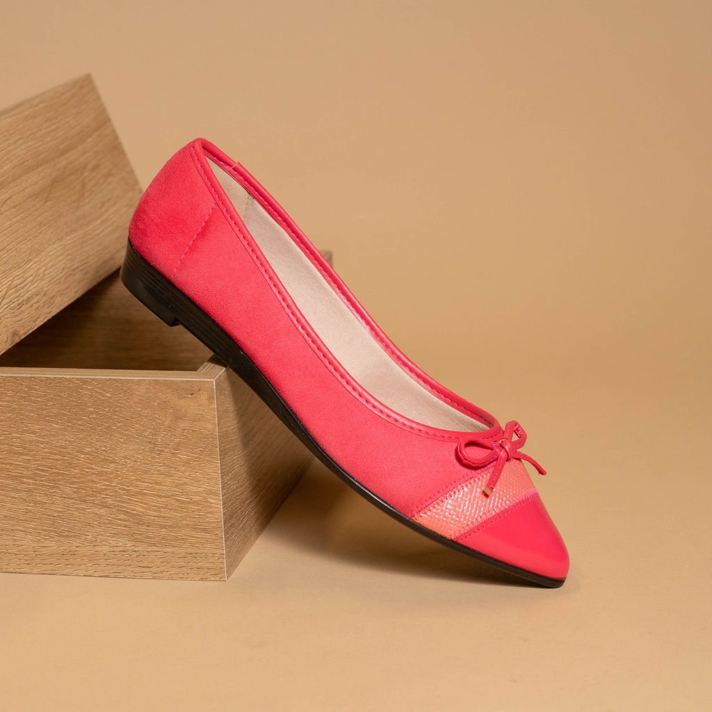5765.101 MOLECA FLAT PINK GAMUZA
