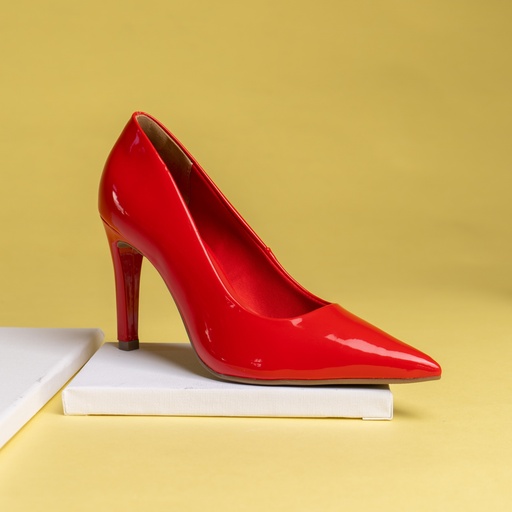 045001 VIAMARTE ZAPATO ROJO VERNIZ