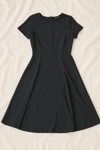 HH726B VESTIDO MARCA HAND H COLOR NEGRO