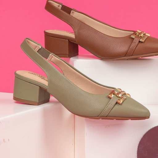 7340.135 MODARE ZAPATO VERDE NAPA
