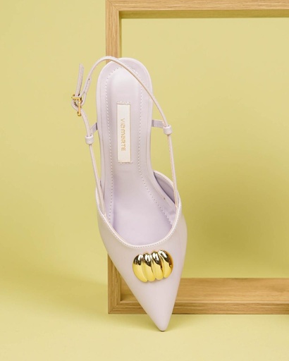 283001 VIAMARTE ZAPATO LILA VERNIZ