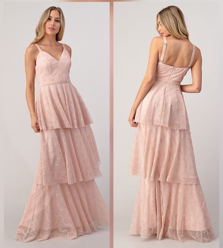 1608 MINUET VESTIDO LARGO ROSADO