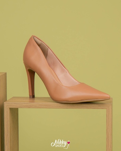 045001 VIAMARTE STILETTO CAMEL NAPA 